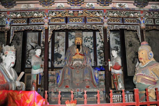 A scenic view of Weinan Hancheng Dayu Temple