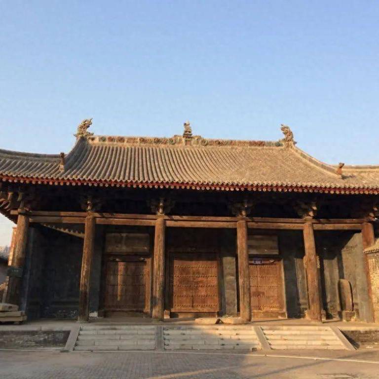 A scenic view of Weinan Hancheng Jiulang Temple