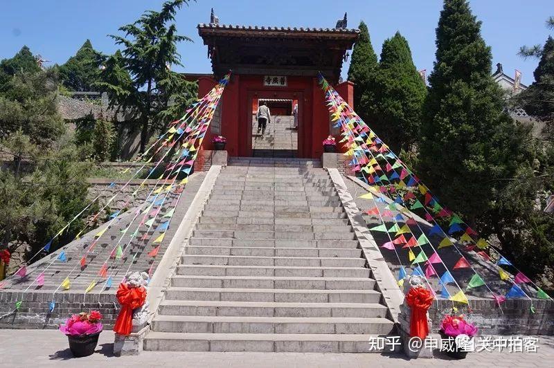 A scenic view of Weinan Hancheng Puzhao Temple