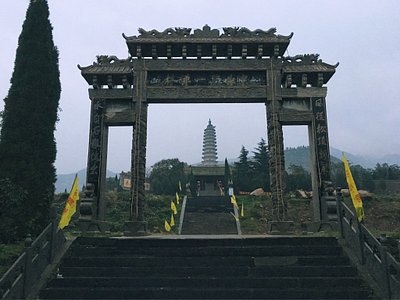 A scenic view of Weinan Heyang Confucian Temple