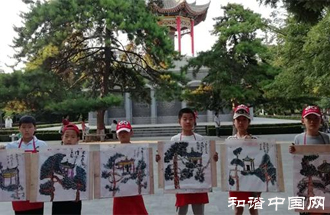 A scenic view of Weinan Heyang Qianjin Pagoda
