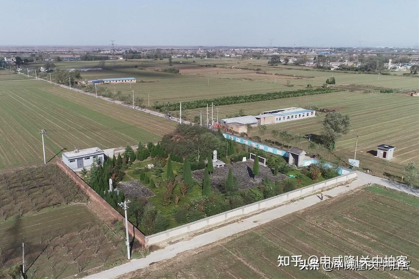 A scenic view of Weinan Hongnong Yang Family Tombs