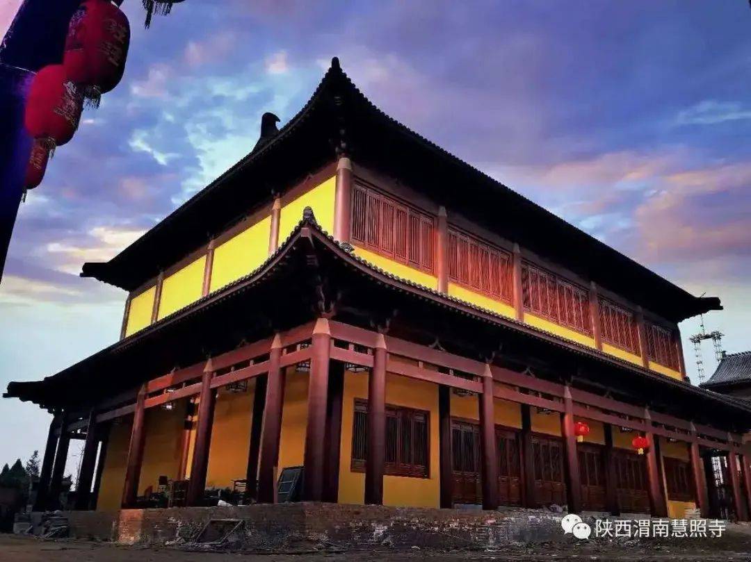 A scenic view of Weinan Huizhao Temple Pagoda