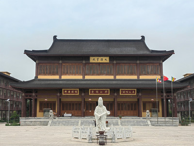 A scenic view of Weinan Huizhao Temple Pagoda