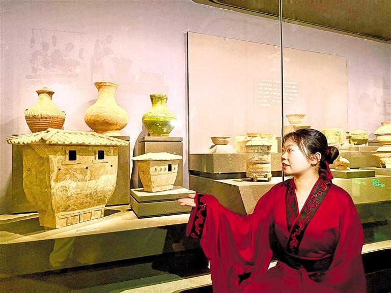 A scenic view of Weinan Jingshi Granary Site