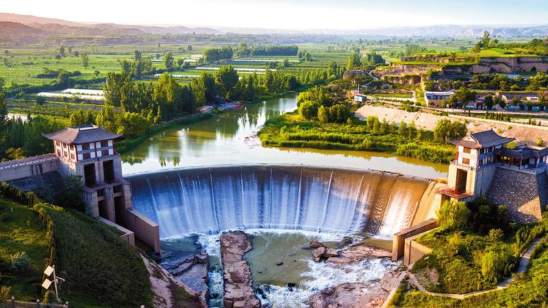 A scenic view of Weinan Liangzhou Site