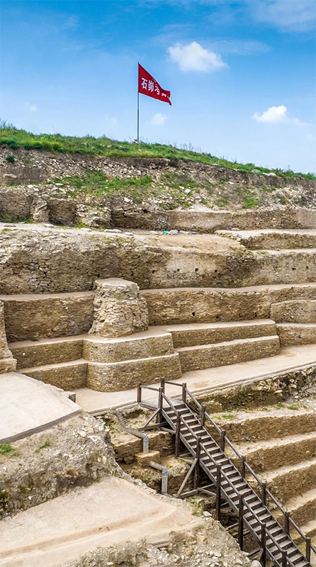 A scenic view of Weinan Liujiawa Site