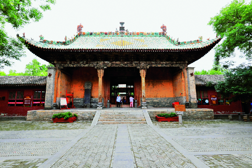 A scenic view of Weinan Liuzhi Guandi Temple