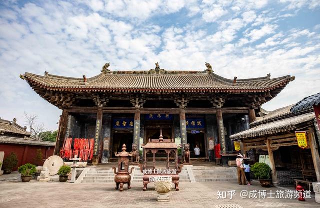 A scenic view of Weinan Liuzhi Guandi Temple