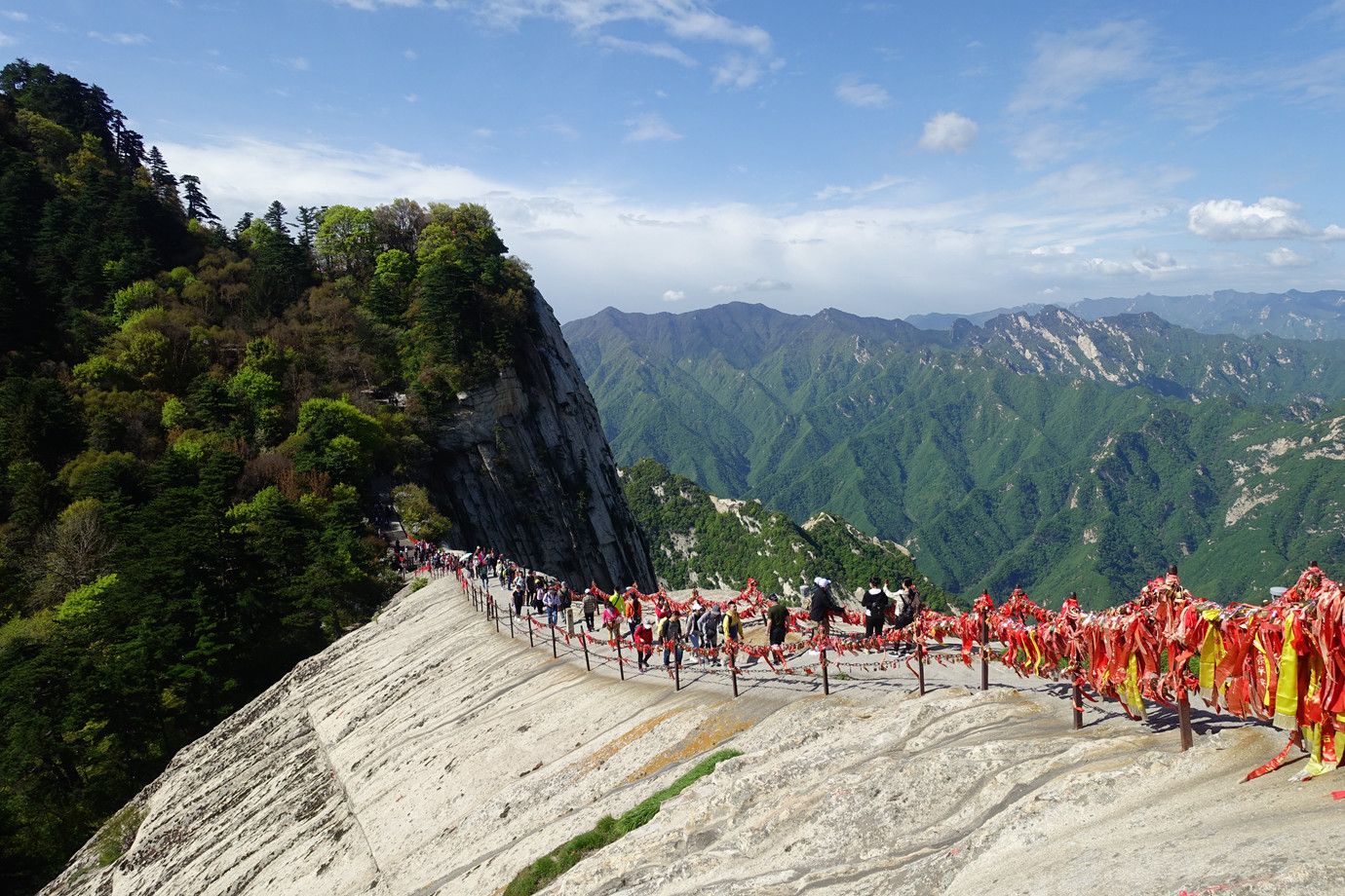 A scenic view of Weinan Nansha Site