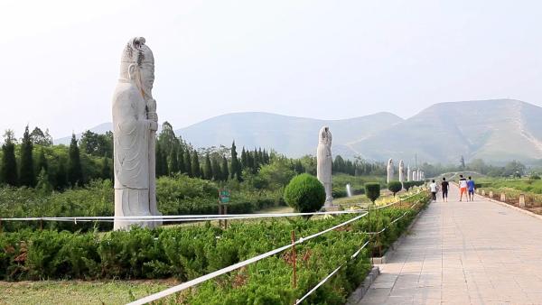 A scenic view of Weinan Northern Zhou Chengling Mausoleum