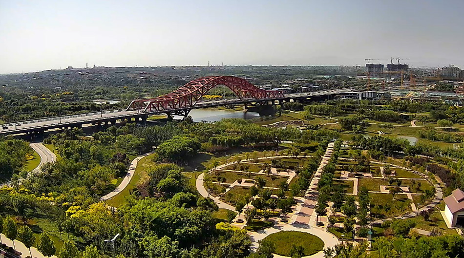A scenic view of Weinan Qiaoling Mausoleum