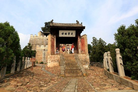A scenic view of Weinan Sima Qian Tomb And Shrine