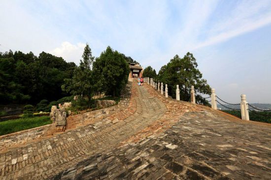 A scenic view of Weinan Sima Qian Tomb And Shrine