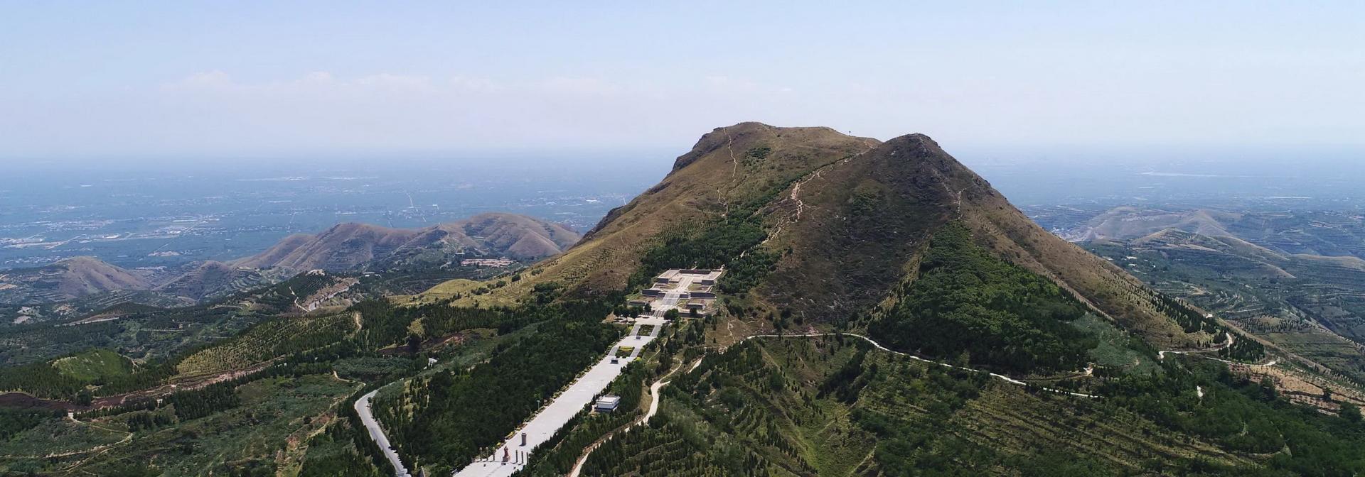 A scenic view of Weinan Tang Dynasty Imperial Tombs