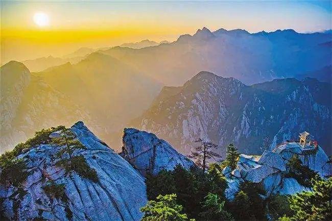 A scenic view of Weinan Tang Huiling Mausoleum