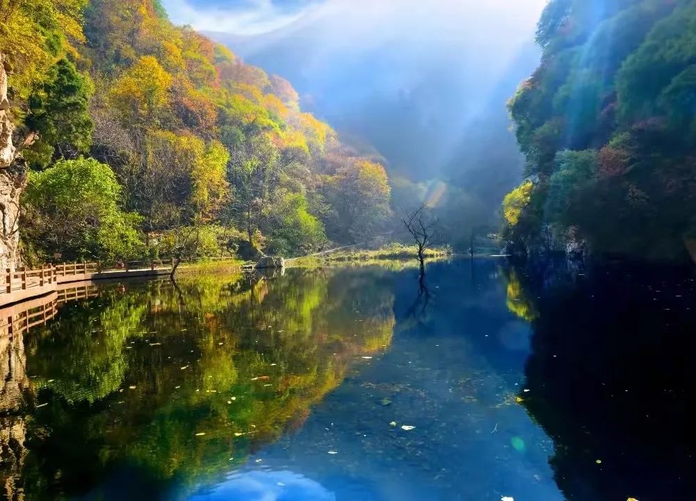 A scenic view of Weinan Tang Huiling Mausoleum