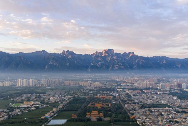 A scenic view of Weinan Tang Huiling Mausoleum