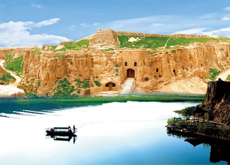 A scenic view of Weinan Tianshuigou Site