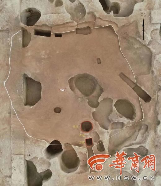 A scenic view of Weinan Tianshuigou Site