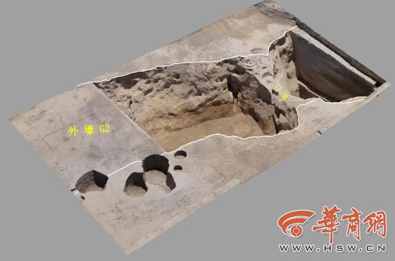 A scenic view of Weinan Tianshuigou Site