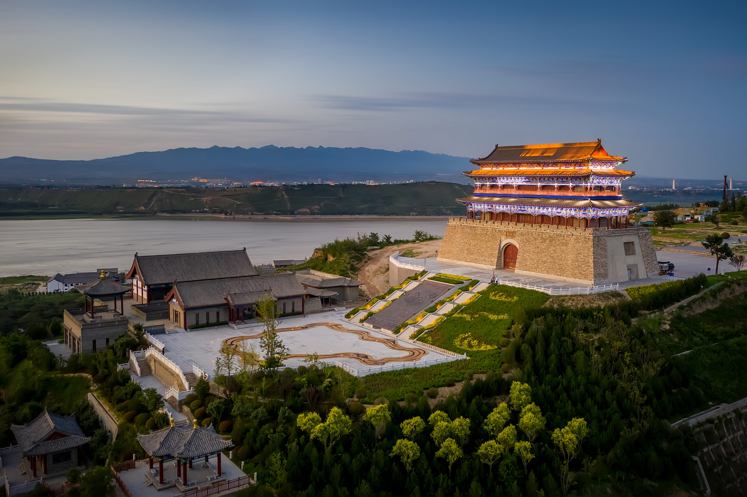A scenic view of Weinan Tongguan Ancient City Site