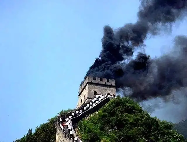 A scenic view of Weinan Twelve Liancheng Beacon Towers Site