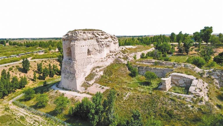 A scenic view of Weinan Xiahexi Site