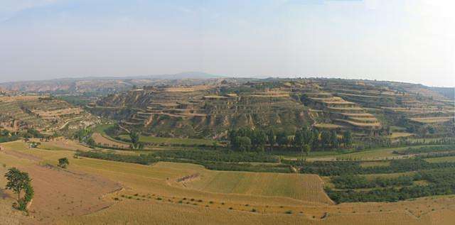 A scenic view of Weinan Xiahexi Site