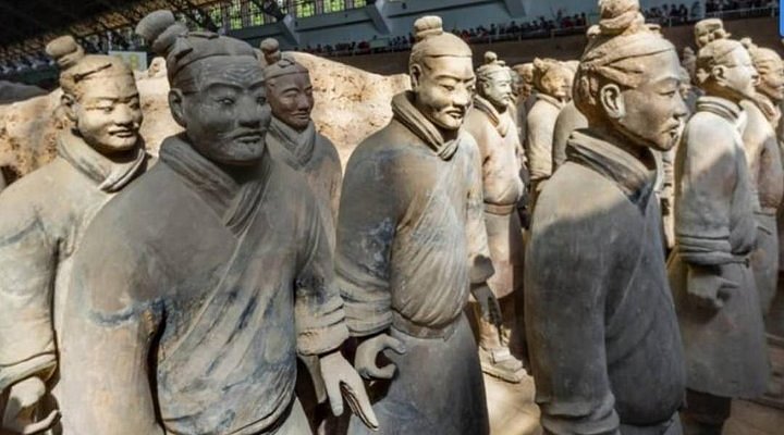 A scenic view of Weinan Xuanwu Temple