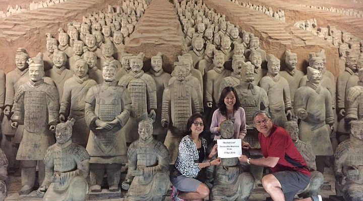 A scenic view of Weinan Xuanwu Temple