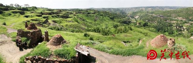 A scenic view of Weinan Yaotou Kiln Site