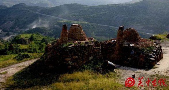 A scenic view of Weinan Yaotou Kiln Site