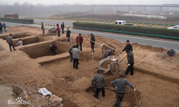 A scenic view of Weinan Yuanjun Miao And Quanhu Cun Site