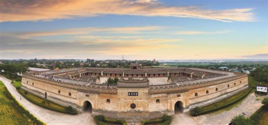 A scenic view of Weinan Zhengyi Caocang Granary Site