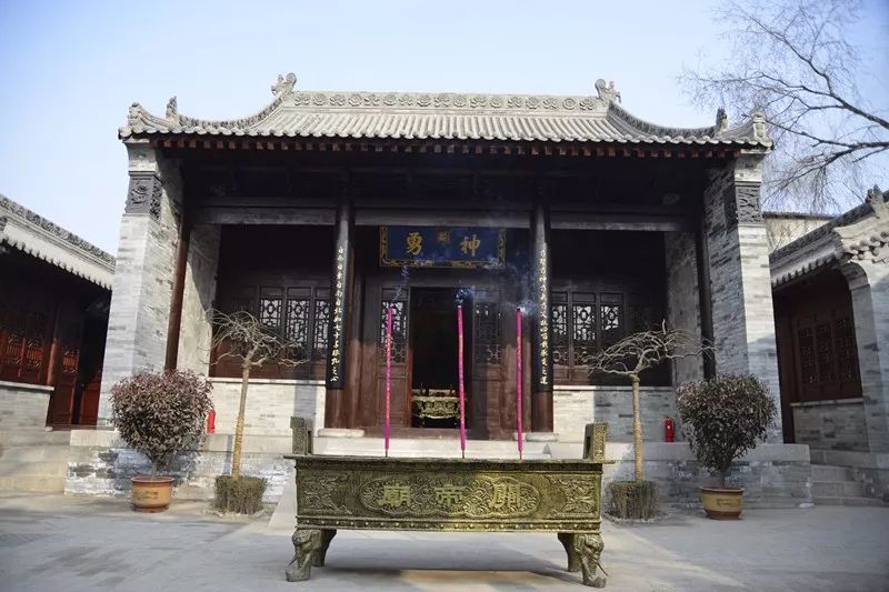A scenic view of Weinan Ziyun Guan Sanqing Hall
