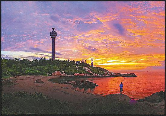 A scenic view of Wenchang Doubing Ta