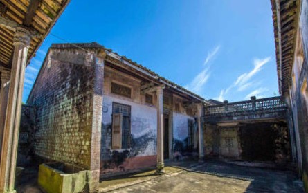 A scenic view of Wenchang Hanjia Zhai