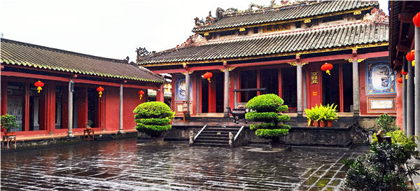 A scenic view of Wenchang Xuegong