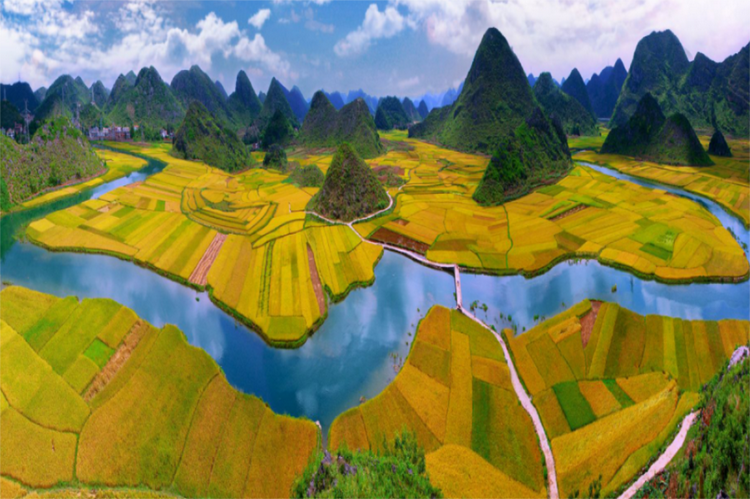 A scenic view of Wenshan Dawangyan Yanhua