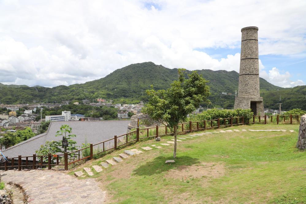 A scenic view of Wenzhou Fanshan Fankuang Yizhi