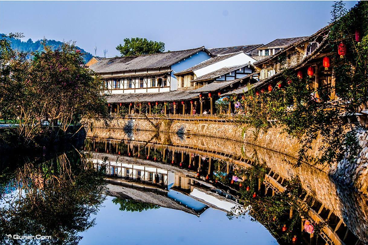 A scenic view of Wenzhou Hongshisan Jun Junbu Jiuzhi