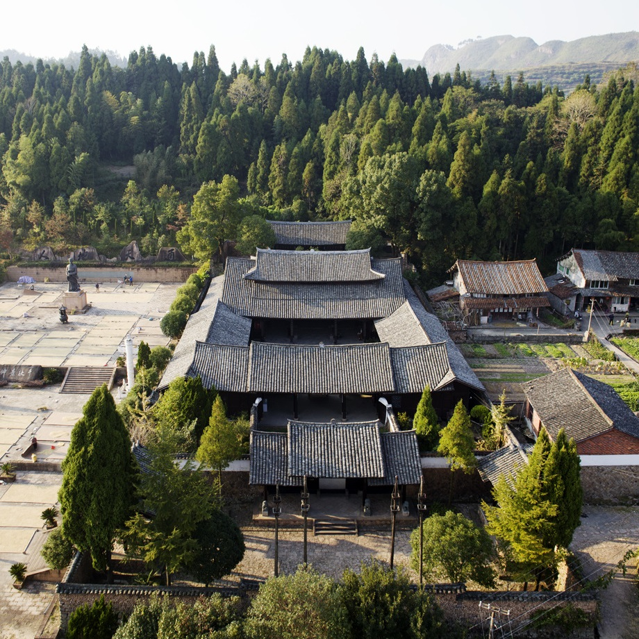 A scenic view of Wenzhou Liuji Miao Ji Mu
