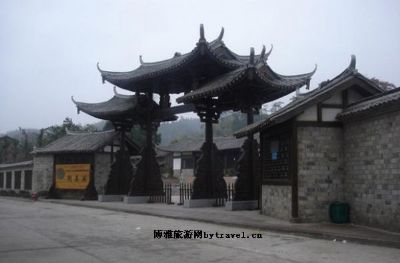 A scenic view of Wenzhou Liuji Miao Ji Mu