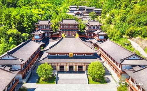 A scenic view of Wenzhou Liuji Miao Ji Mu