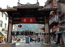 A scenic view of Wenzhou Nange Pailouqun