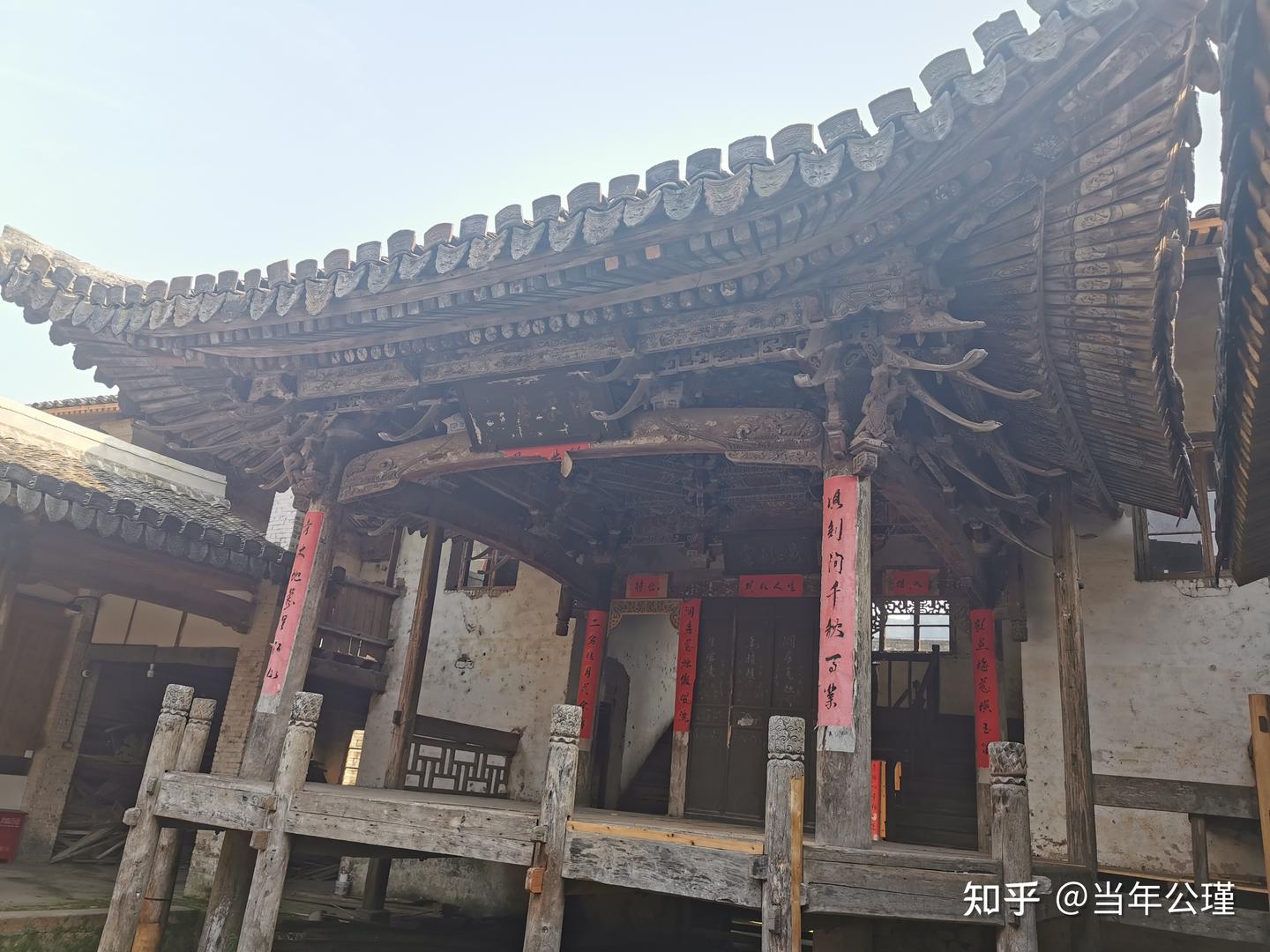A scenic view of Wenzhou Nanxijiang Zongci Jianzhuqun