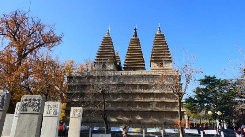 A scenic view of Wenzhou Qizhensi Wufota