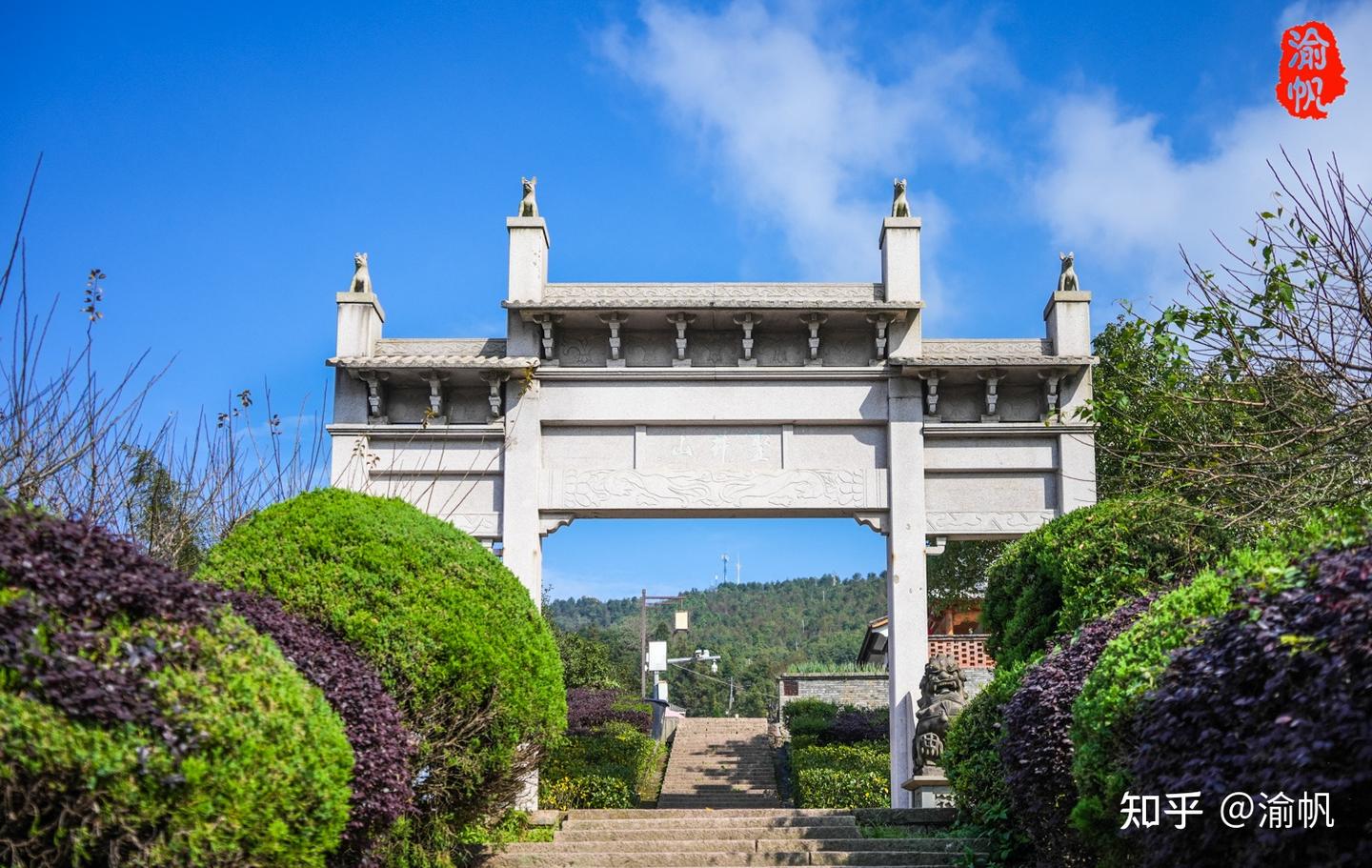 A scenic view of Wenzhou Shengjingshan Shidian