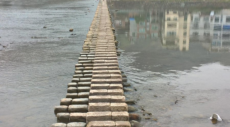 A scenic view of Wenzhou Shishui Dingbu
